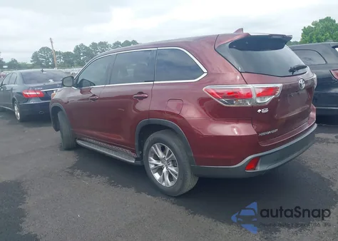 2015 Toyota Highlander Le Plus V6 из США, поврежденный, VIN 5TDZKRFH7FS049933